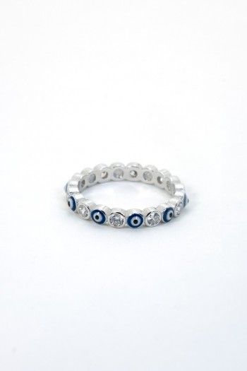 Silver Nazar Tamtur Yüzük