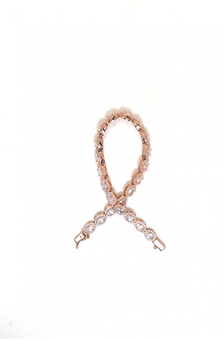 Oval Rose Su Yolu Bileklik