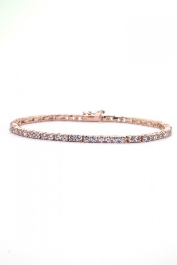 Rose Gold Su Yolu Bileklik 2mm