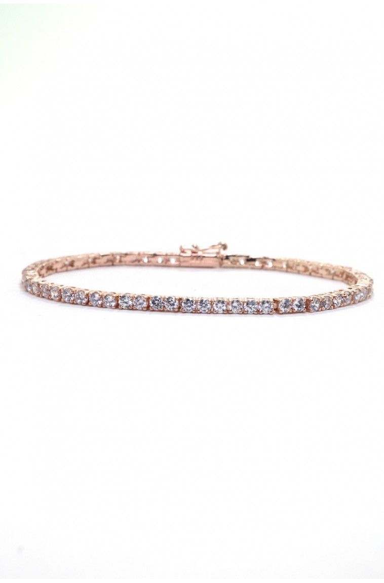 Rose Gold Su Yolu Bileklik 2mm