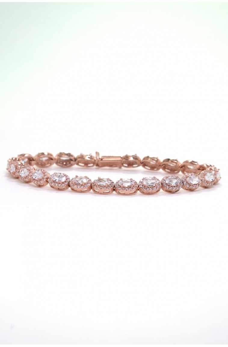 Oval Rose Su Yolu Bileklik