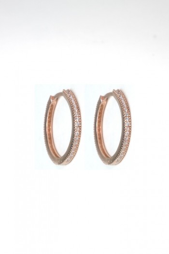 İnce Tamtur Rose Küpe