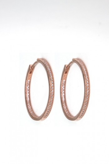 İnce Tamtur Rose Küpe