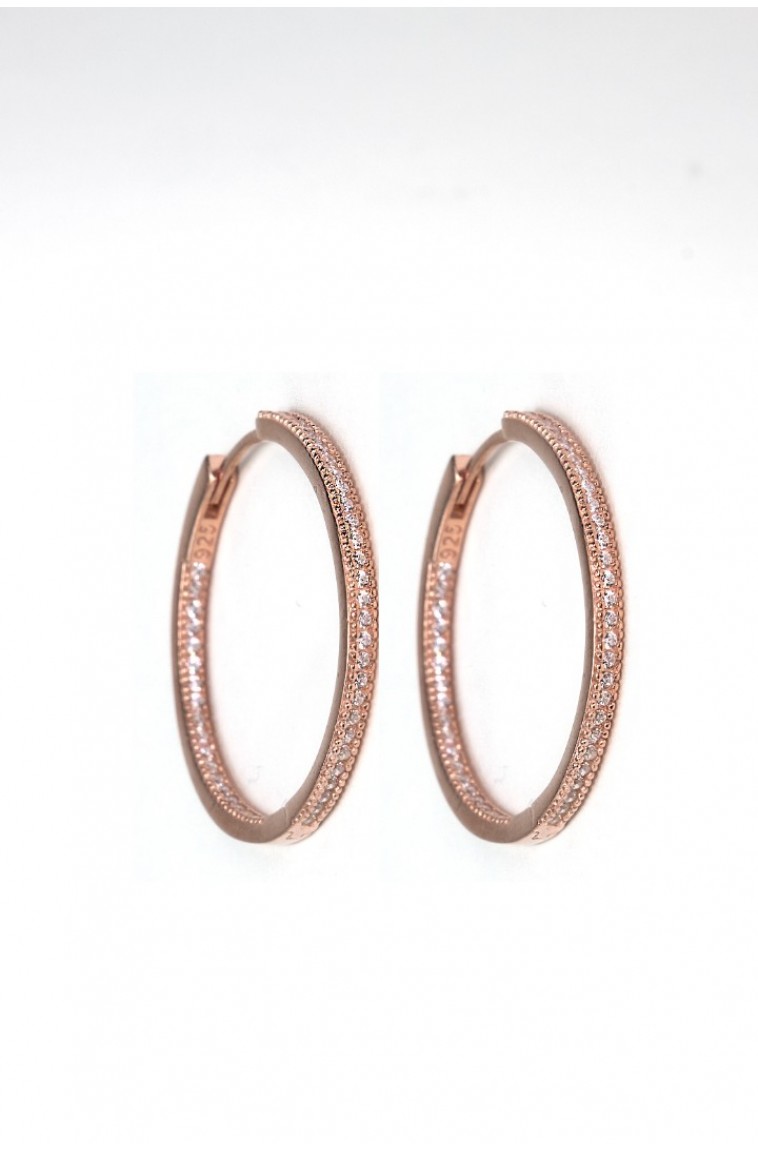 İnce Tamtur Rose Küpe